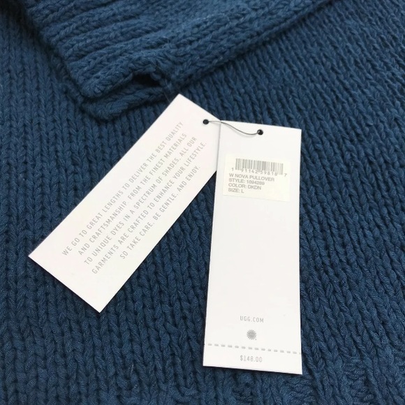UGG Sweater Nova Pullover NEW Women Large/Medium - Picture 6 of 7